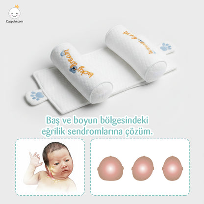Ortopedik Bebek Düz kafa yastığı CUPPULU